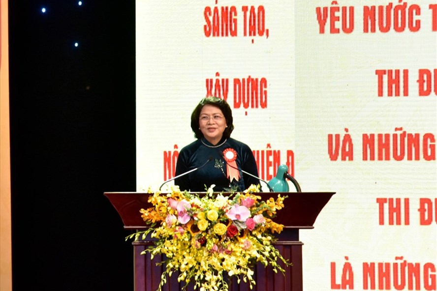 Phó Chủ tịch Nước Đặng Thị Ngọc Thịnh.
Ảnh: Khánh Nguyên