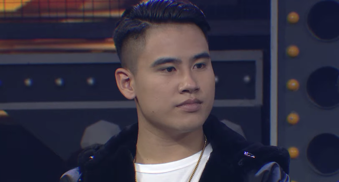 GDucky tại Rap Việt. Ảnh: chụp màn hình