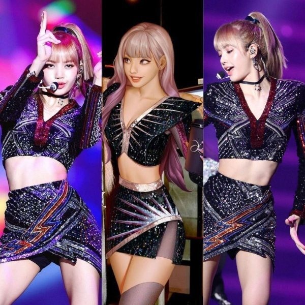 Các thành viên ảo của aespa bị cho là đạo Blackpink. Ảnh: Poster