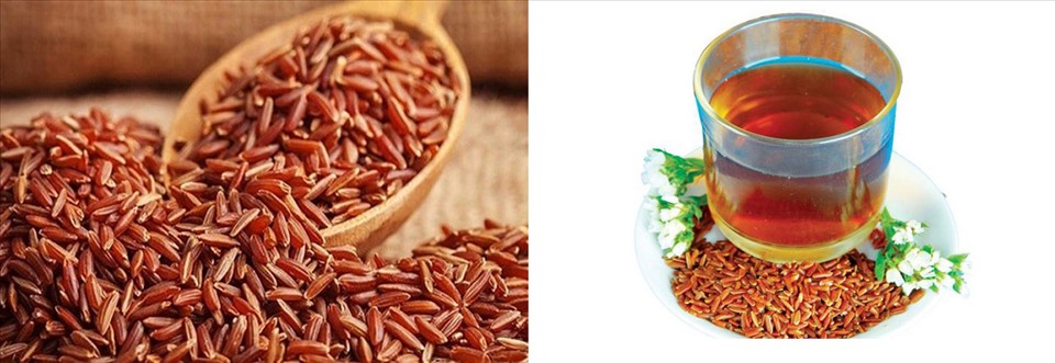 Nước gạo lứt là thức uống lợi sữa không thể bỏ qua. Đồ họa: Hồng Nhật