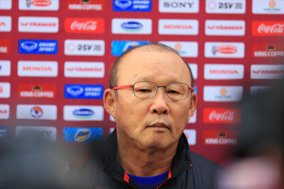 Coach Park Hang-seo responded to the press on the afternoon of 2.11.  Photo: Minh Dan