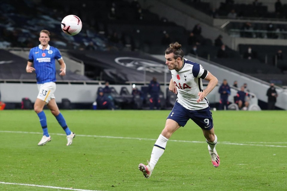Bale đã có bàn đầu tiên sau khi trở lại Spurs. Ảnh: Getty.