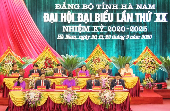 Đảng bộ tỉnh Hà Nam là Đảng bộ trực thuộc Trung ương tổ chức Đại hội đại biểu nhiệm kỳ 2020-2025 đầu tiên trong cả nước.