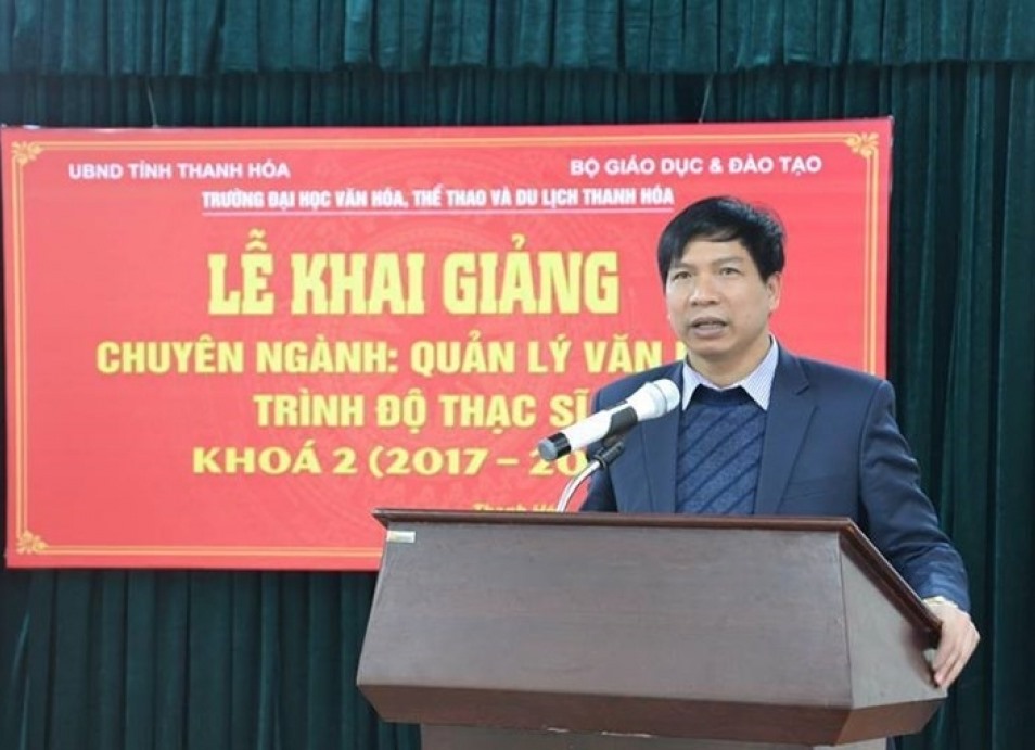 Ông Trần Văn Thức, tân Giám đốc Sở Giáo dục và Đào tạo tỉnh Thanh Hóa. Ảnh: T.L