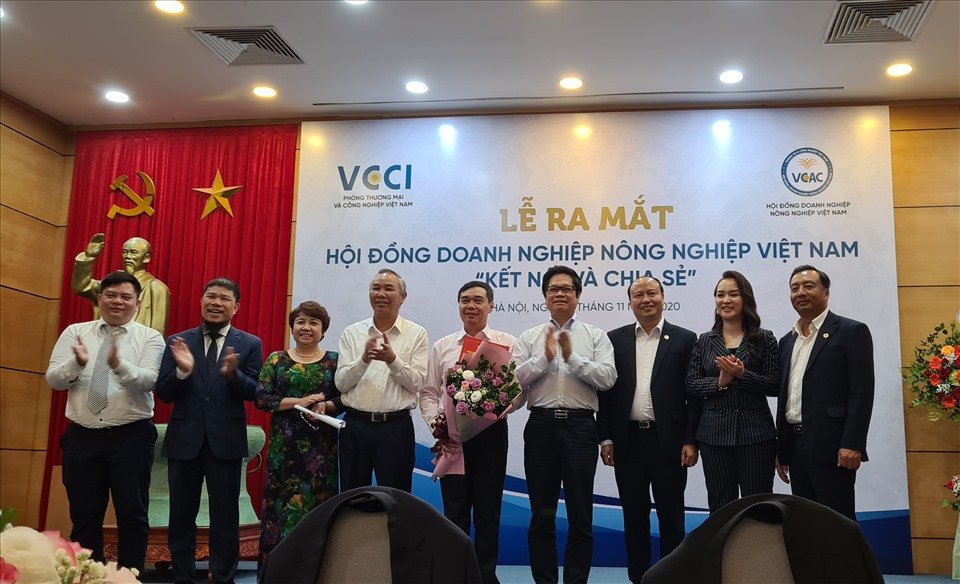 Ra mắt Hội đồng Doanh nghiệp nông nghiệp Việt Nam chiều 21.11.2020. Ảnh: Vũ Long