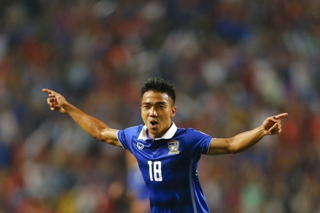 Chanathip Songkrasin, ngôi sao được Kiatisak đưa ra ánh sáng. Ảnh: ESPN.