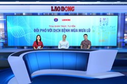 Tọa đàm trực tuyến: Phòng, chống dịch bệnh mùa mưa lũ