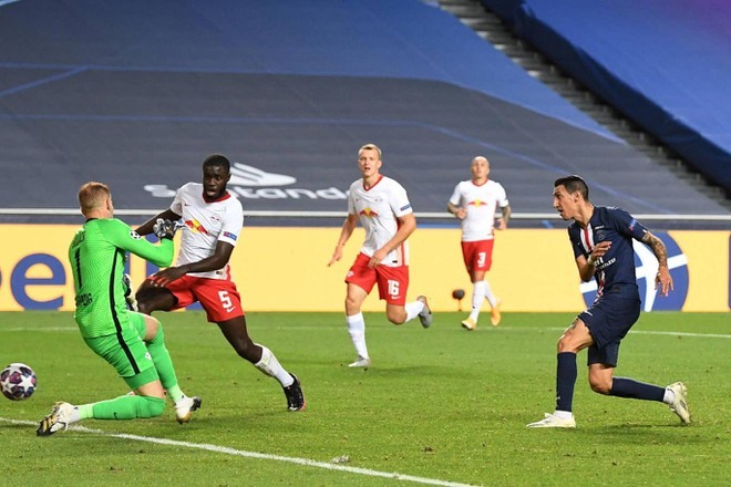 Di Maria mở tỉ số sớm. Ảnh Getty.