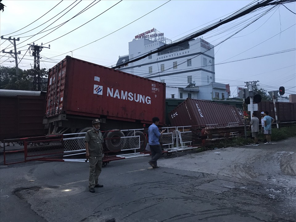 Hiện trường vụ tai nạn. Ảnh: Dương Bình
