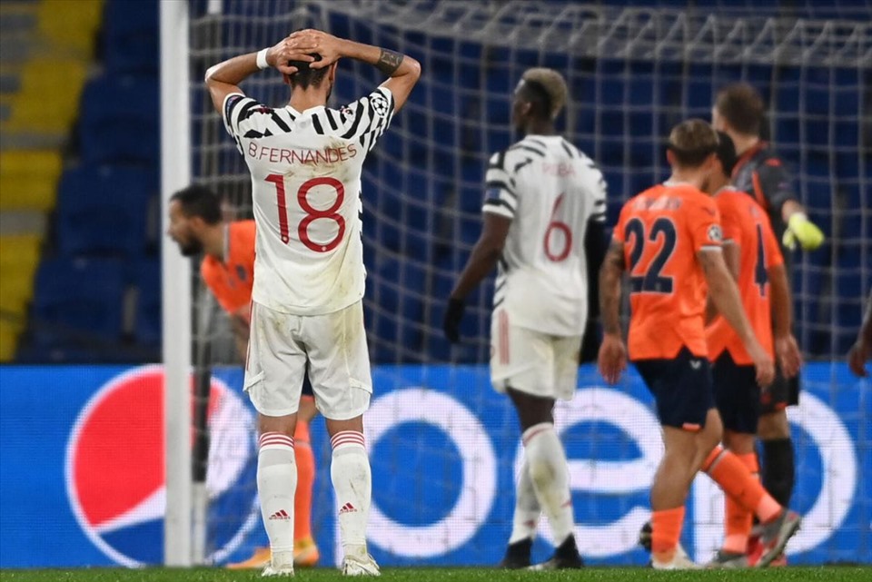 Hàng phòng ngự Man United chơi bóng như những “gã hề“. Ảnh: AFP