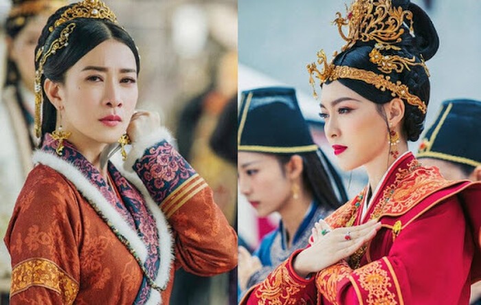Xa Thi Mạn và Đường Yên. Ảnh: Weibo
