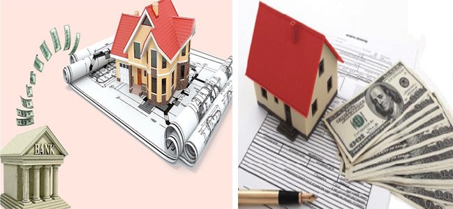 Vay vốn ngân hàng mua nhà đất . Đồ họa: Kim Nhung
