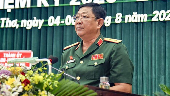 Trung tướng Huỳnh Chiến Thắng. Ảnh QĐND