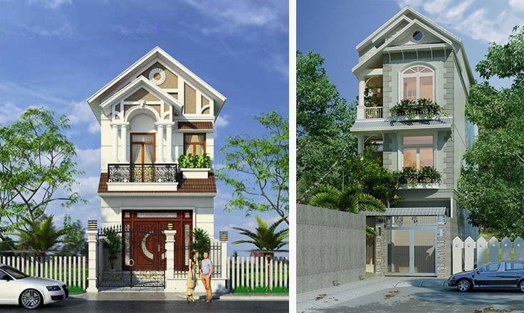 Bố cục kiến trúc hài hòa được thể hiện ở những chi tiết như hệ trụ cột – tường, màu sắc, thiết kế cửa cho đến những điểm nhấn nhằm tạo nên sự cân đối, giá trị thẩm mỹ, sắc nét cho căn nhà.