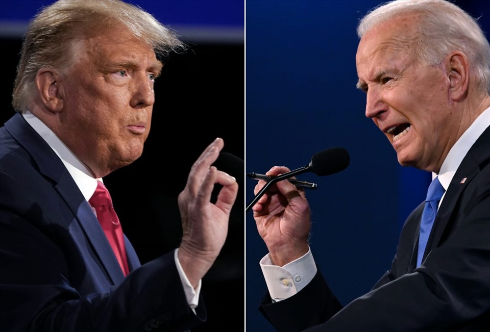 &Ocirc;ng Donald Trump chưa x&aacute;c nhận chiến thắng của &ocirc;ng Joe Biden. Ảnh: AFP