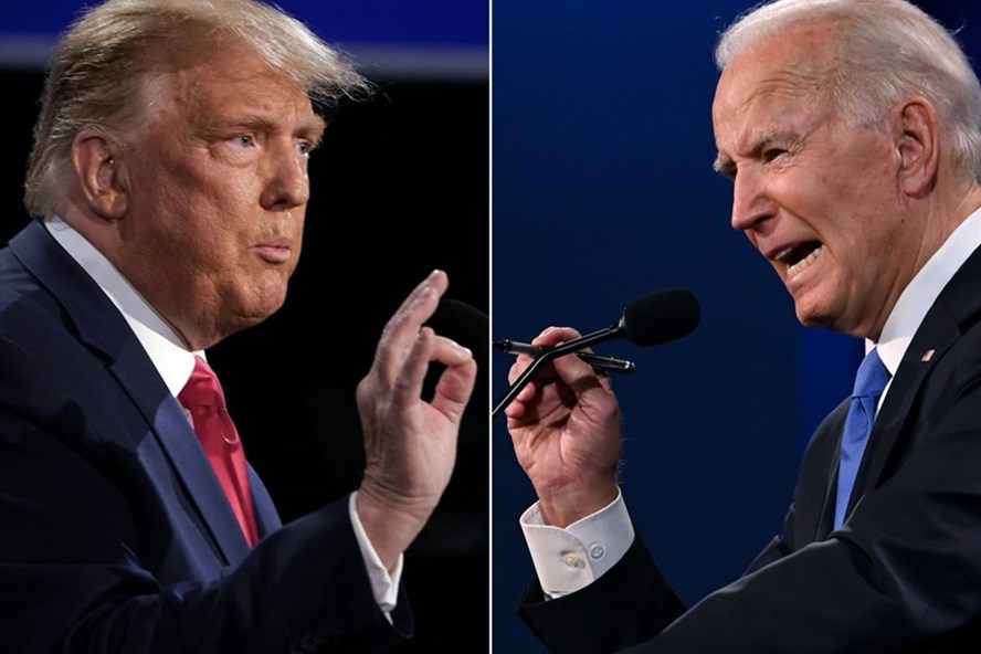Ông Donald Trump chưa xác nhận chiến thắng của ông Joe Biden. Ảnh: AFP