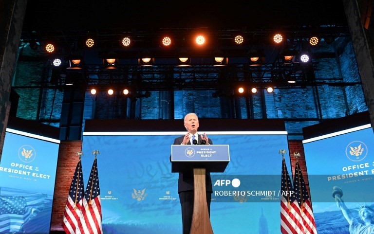 Trong bài phát biểu của ông Joe Biden, ch, tôi sẽ là tổng thống của tất cả người dân Mỹ. Tôi sẽ làm việc chăm chỉ để phụng sự cho những người đã không bỏ phiếu cho tôi, cũng như những người đã chọn tôi