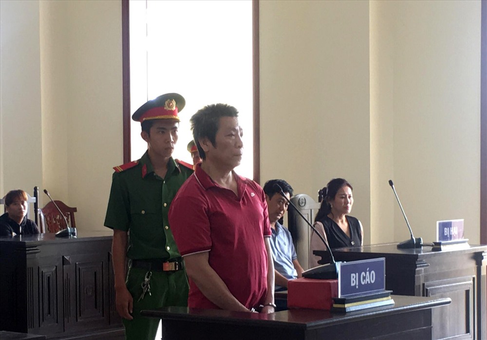 Bị cáo Tiếp tại phiên tòa