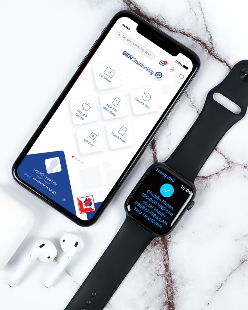 Gửi tiền online qua BIDV Online, BIDV SmartBanking sẽ được cộng thêm 0,2%/năm lãi suất. Ảnh BIDV
