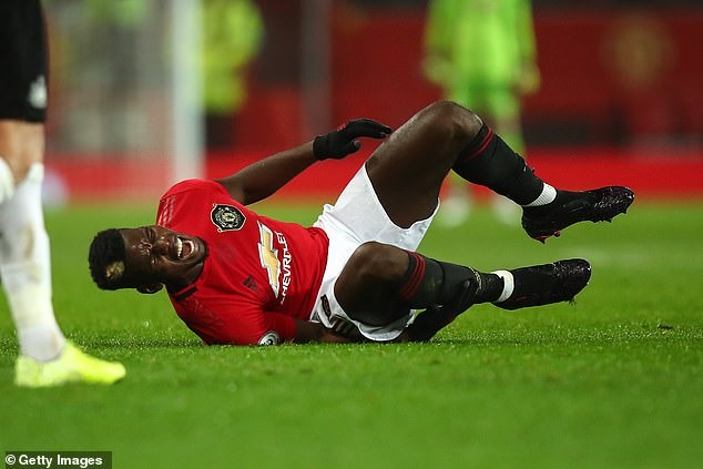 Pogba dính chấn thương liên miên.