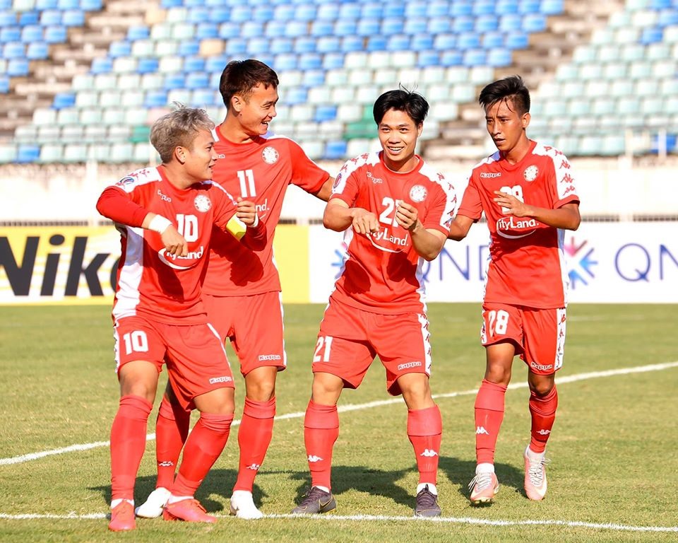 Công Phượng vừa tỏa sáng ở AFC Cup 2020 trong màu áo câu lạc bộ TP.HCM. Ảnh: TP.HCM FC