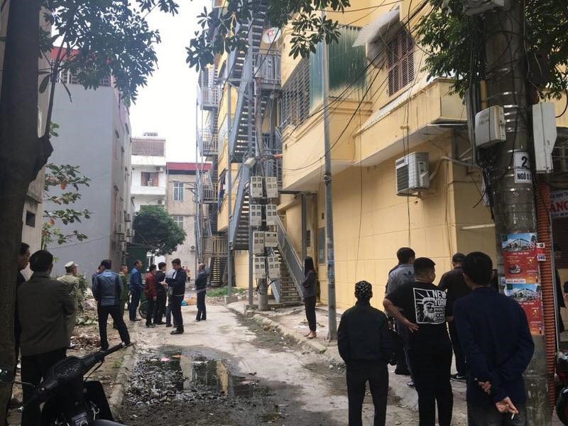 Lực lượng chức năng có mặt tại hiện trường.
