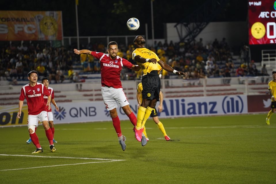 Đại diện của Việt Nam có được điểm số đầu tiên ở AFC Cup 2020. Ảnh: AFC