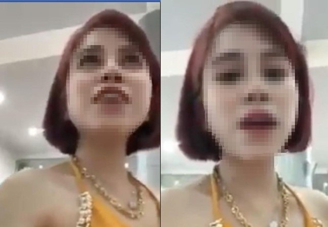 Cô gái tên là N.T.T livestream khoe bí quyết trốn cách ly.