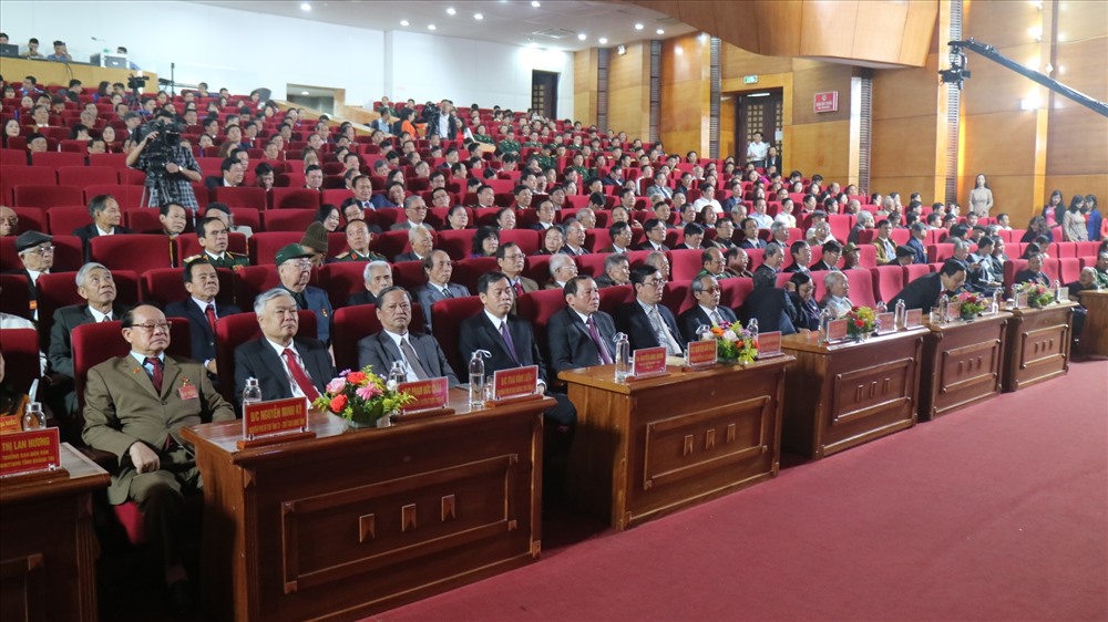Cán bộ dự buổi lễ. Ảnh: HT.
