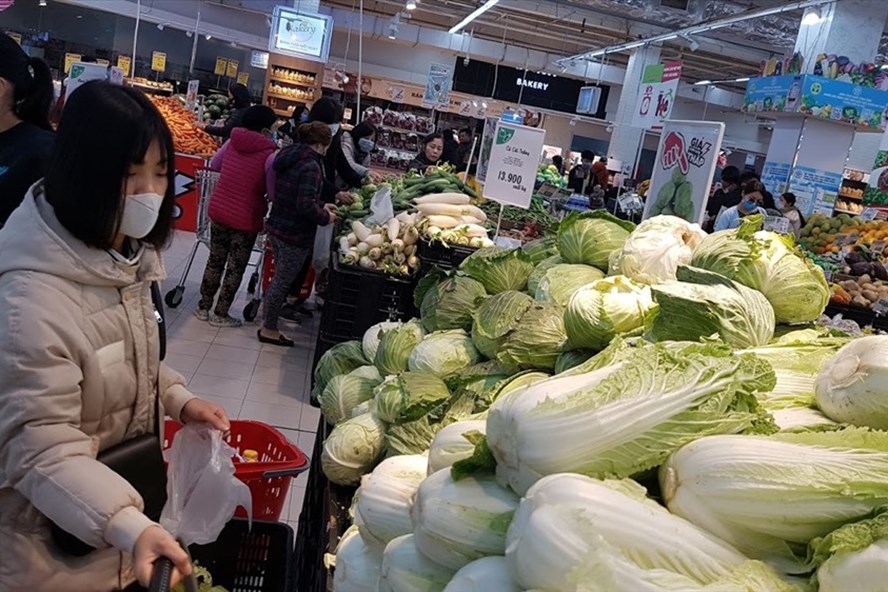Lượng hàng hoa quả, thực phẩm tại siêu thị: Tăng từ 30-300% so với năm trước