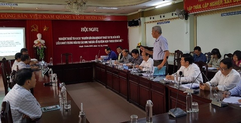 Thành viên hội đồng đánh giá cao tính thiết thực của đề tài. Ảnh: Minh Văn. Thành viên hội đồng đánh giá cao tính thiết thực của đề tài. Ảnh: Minh Văn.