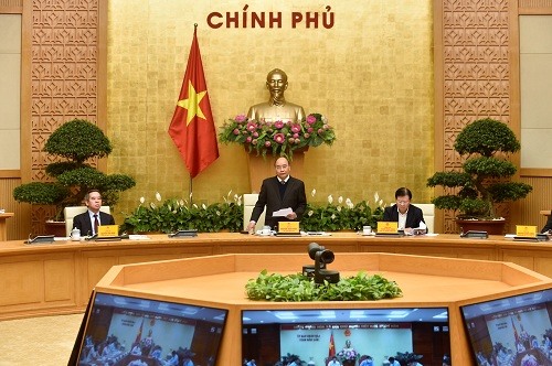 Toàn cảnh cuộc họp. Ảnh VGP