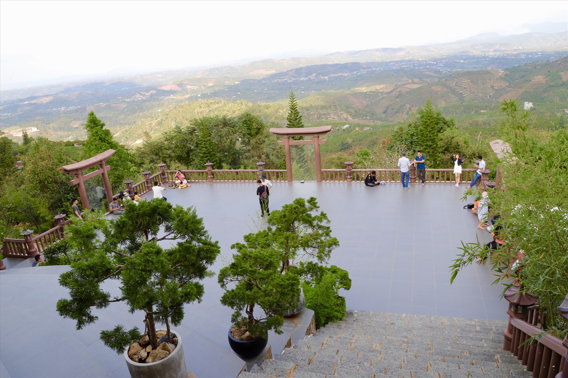 Một góc bình an trong chùa.