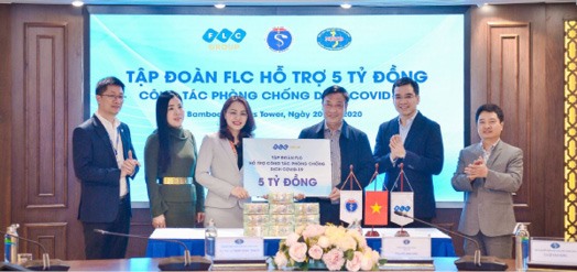 Tập đoàn FLC ủng hộ 5 tỉ đồng chống dịch COVID-19