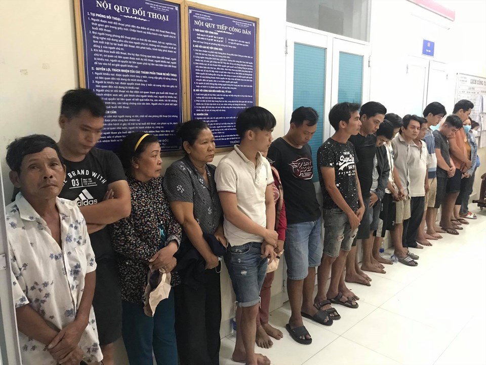 Các đối tượng bị cơ quan công an điều tra làm rõ_Ảnh: CTV Các đối tượng bị cơ quan công an điều tra làm rõ_Ảnh: CTV