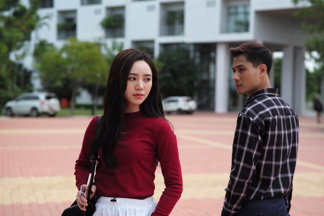 Diễn viên Quỳnh Kool và Thanh Sơn.