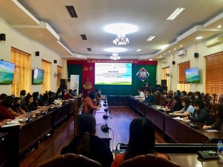 Hội nghị trực tuyến giới thiệu sách giáo khoa ở Thái Bình (17.3.2020).