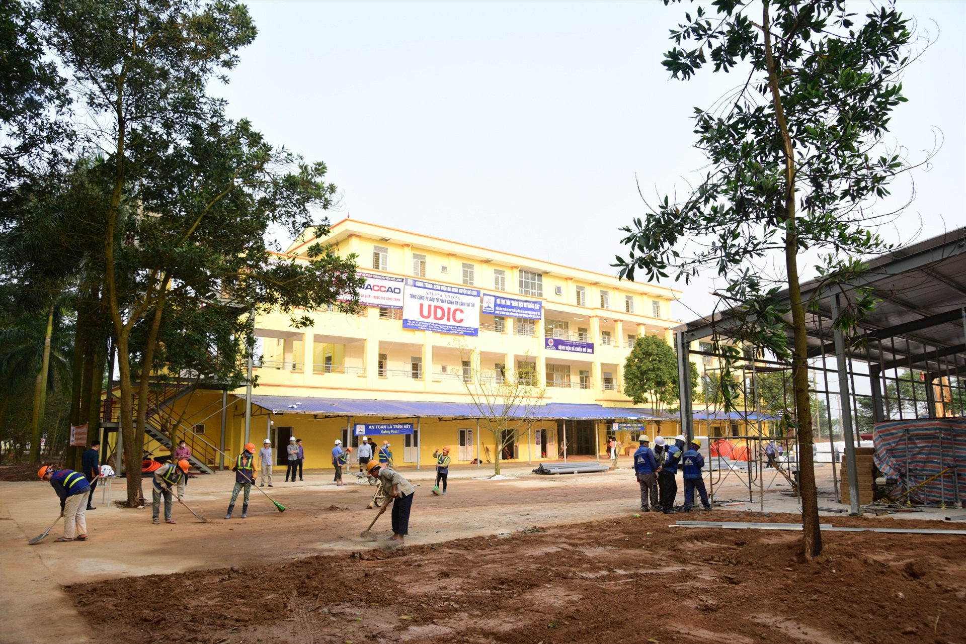 Bệnh viện sẵn sàng được đưa vào hoạt động.