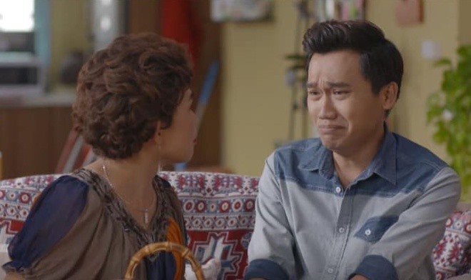 Xuân Nghị trong phim “Nhà trọ Balanha“. Ảnh cắt từ clip