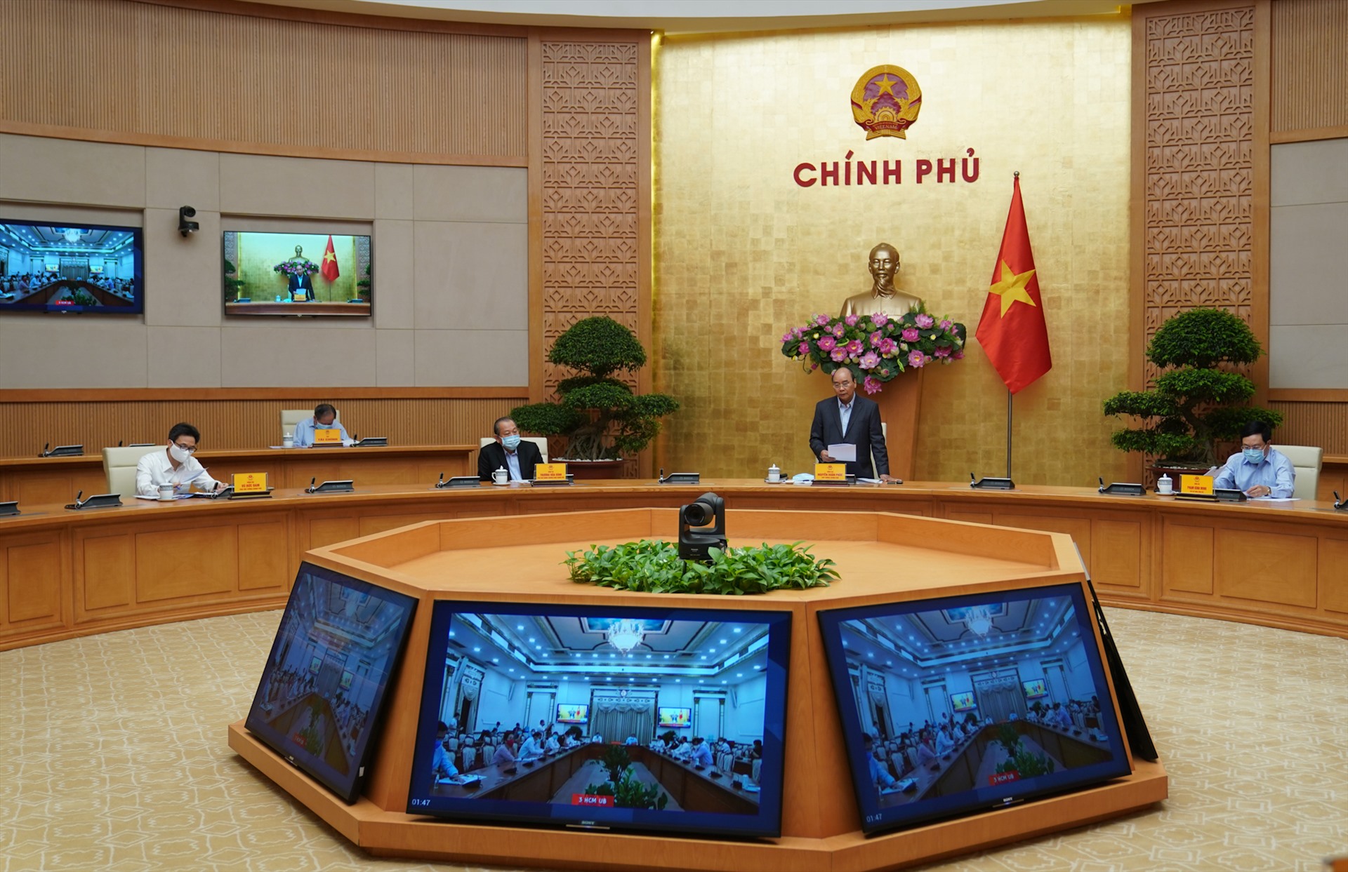 Toàn cảnh cuộc họp. Ảnh VGP