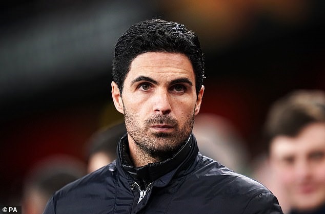 Mikel Arteta. Ảnh: PA.