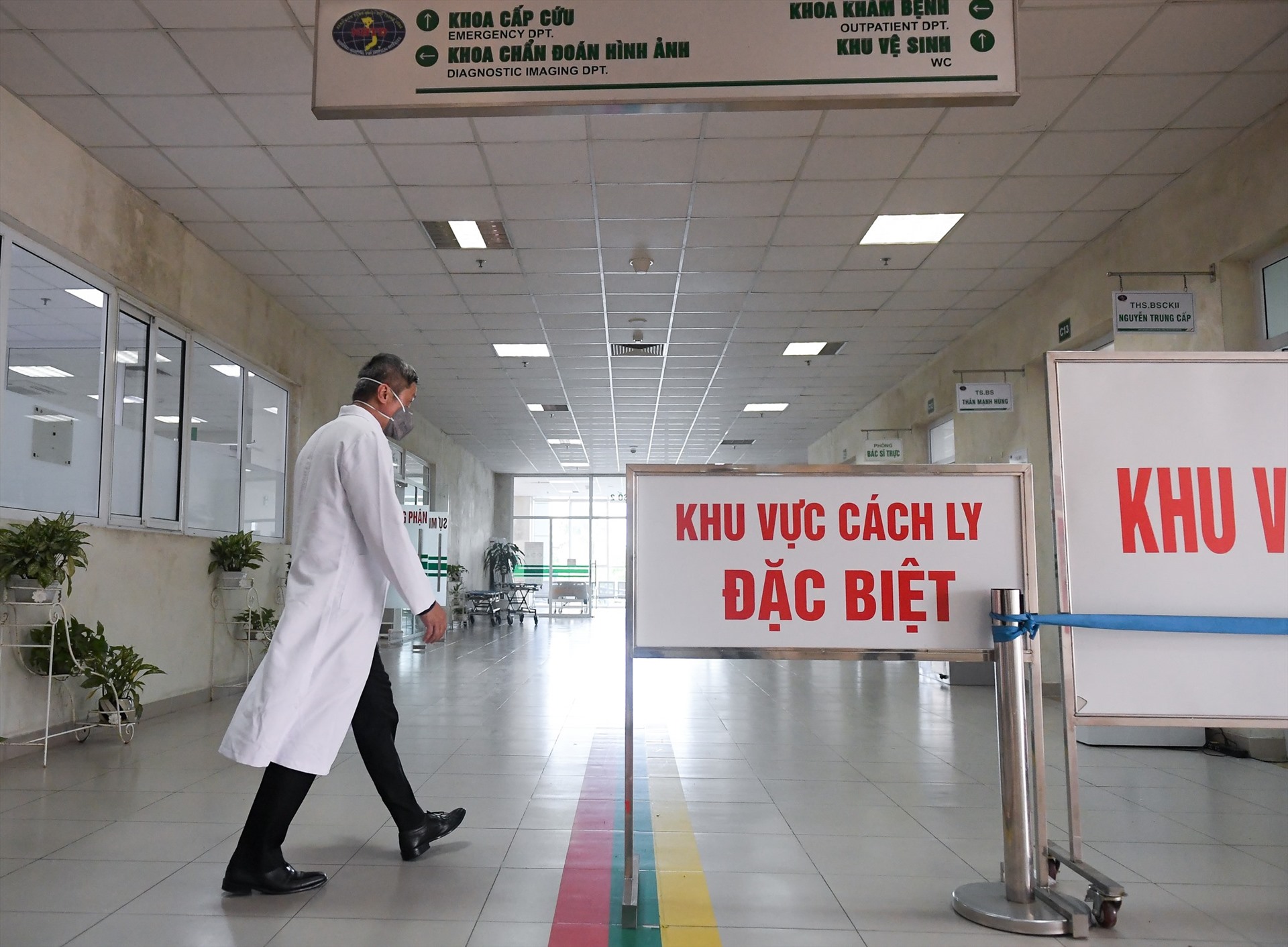 Khu vực cách ly đặc biệt. Ảnh: Tuấn Dũng