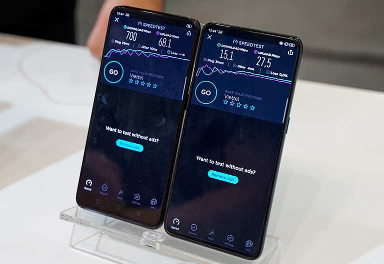 OPPO Reno 5G từng thành công trong thử nghiệm 5G tại Việt Nam.