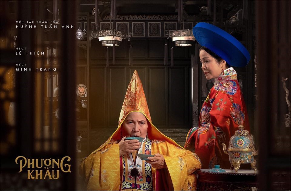 Phượng Khấu có sự góp mặt của nhiều nghệ sĩ gạo cội như NS ƯT Lê Thiện và NSƯT Minh Trang. Ảnh: ST.