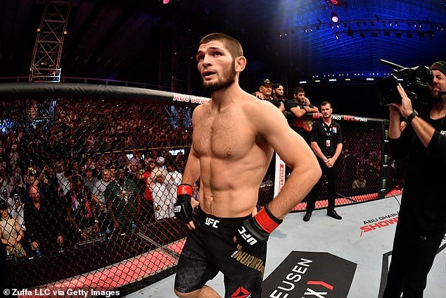 Khabib ra kèo dị với Mayweather Ảnh Getty