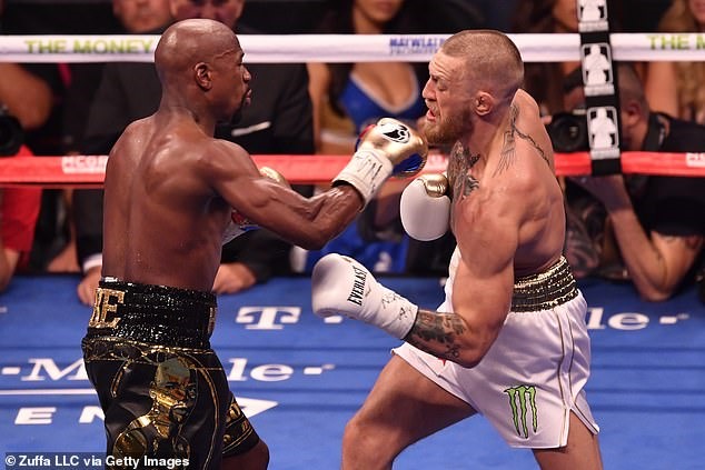Mayweather từng tạo ra trận đấu tỷ đô với “Gã điên” UFC Conor Ảnh Getty