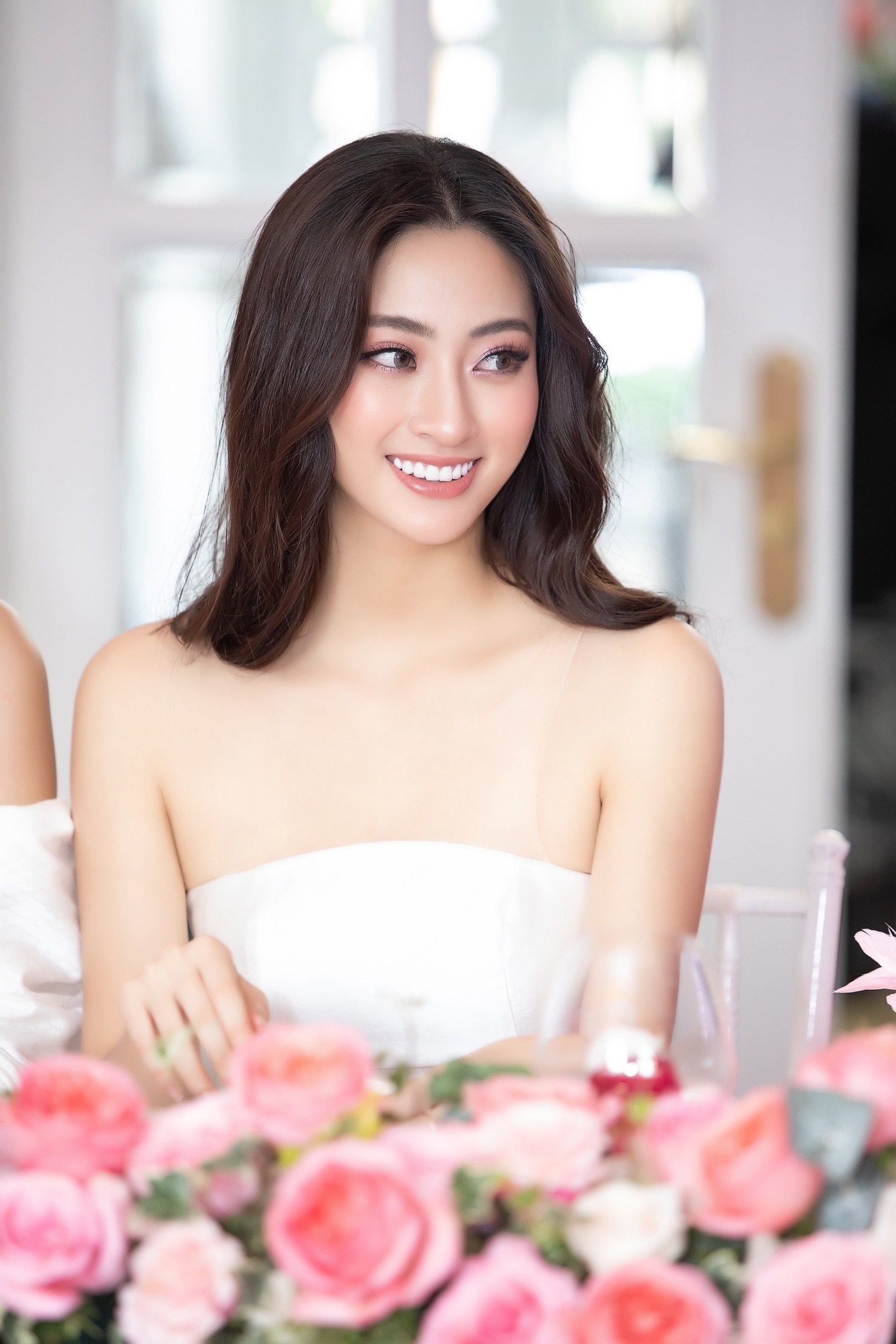 Hoa hậu Lương Thuỳ Linh sẽ trải qua một ngày 8.3 bận rộn với công việc. Ảnh: SV.