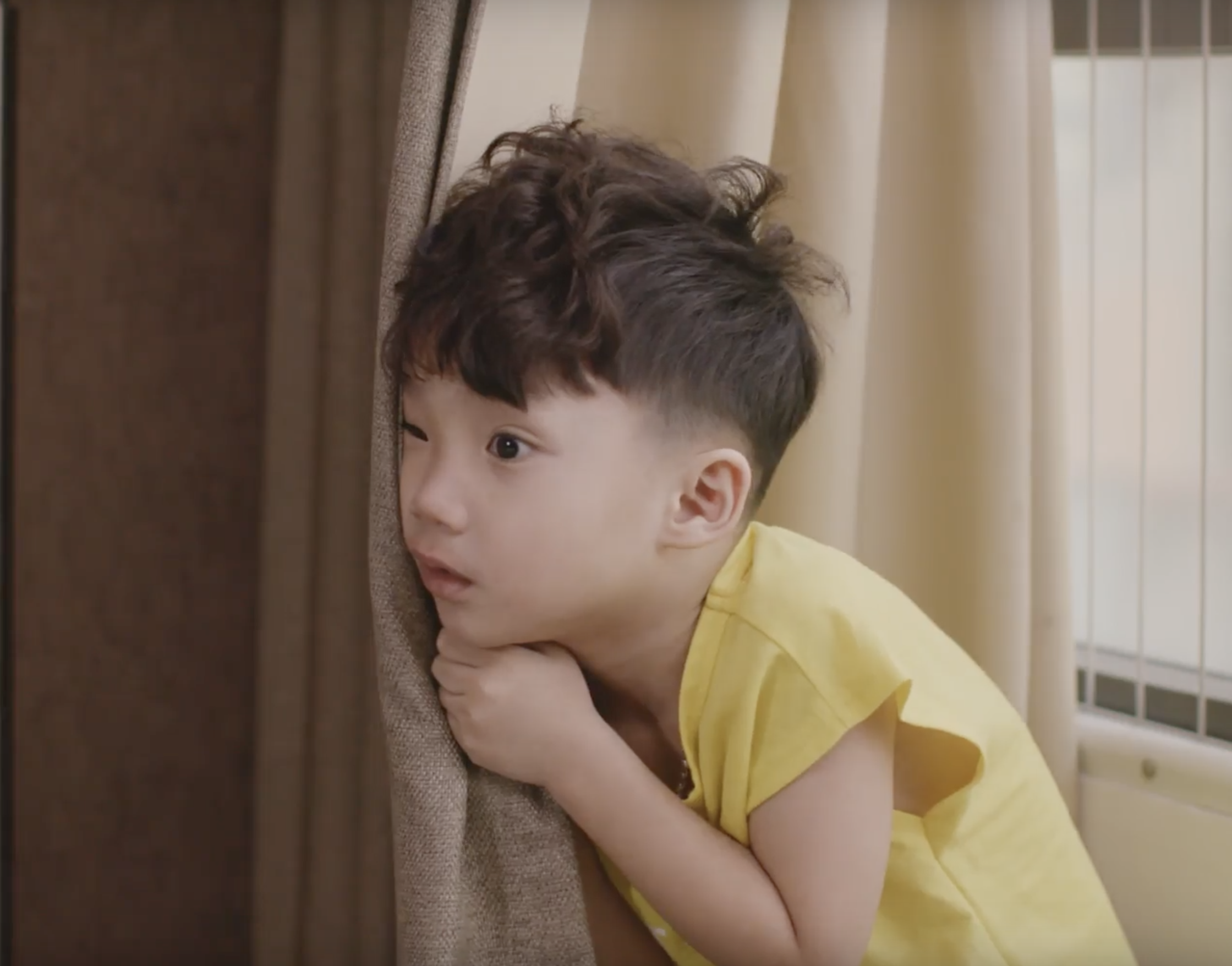 Cậu con tai út cũng tham gia vào sản phẩm lần này của Hương Ly. Ảnh: NVCC.