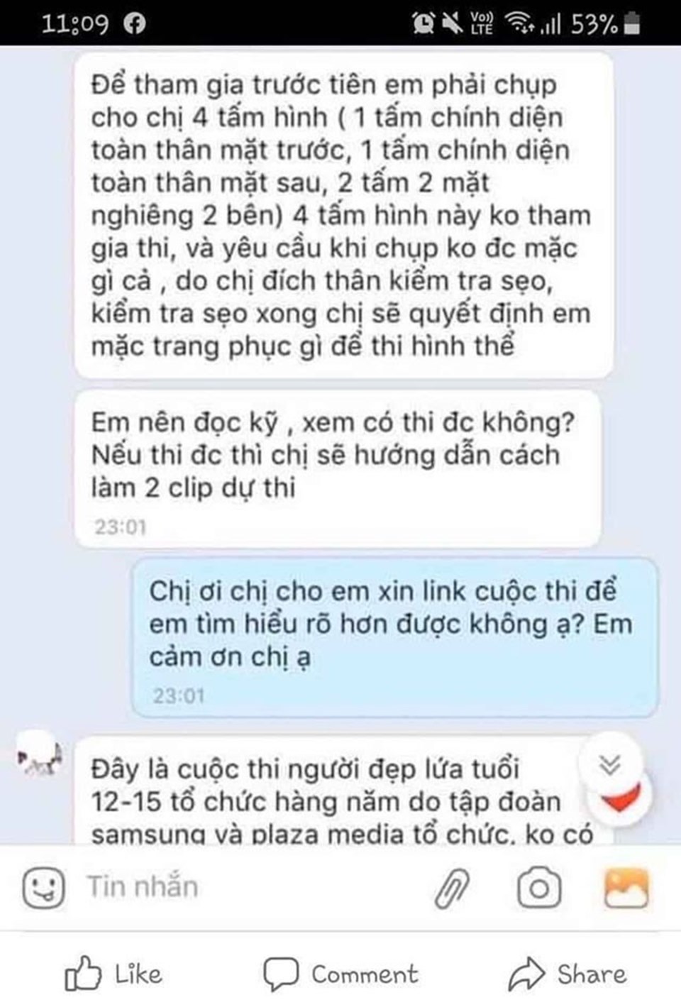 Hình ảnh tin nhắn dụ dỗ trẻ em chụp ảnh được phụ huynh chụp lại khi trẻ học online. Hình ảnh tin nhắn dụ dỗ trẻ em chụp ảnh được phụ huynh chụp lại khi trẻ học online.