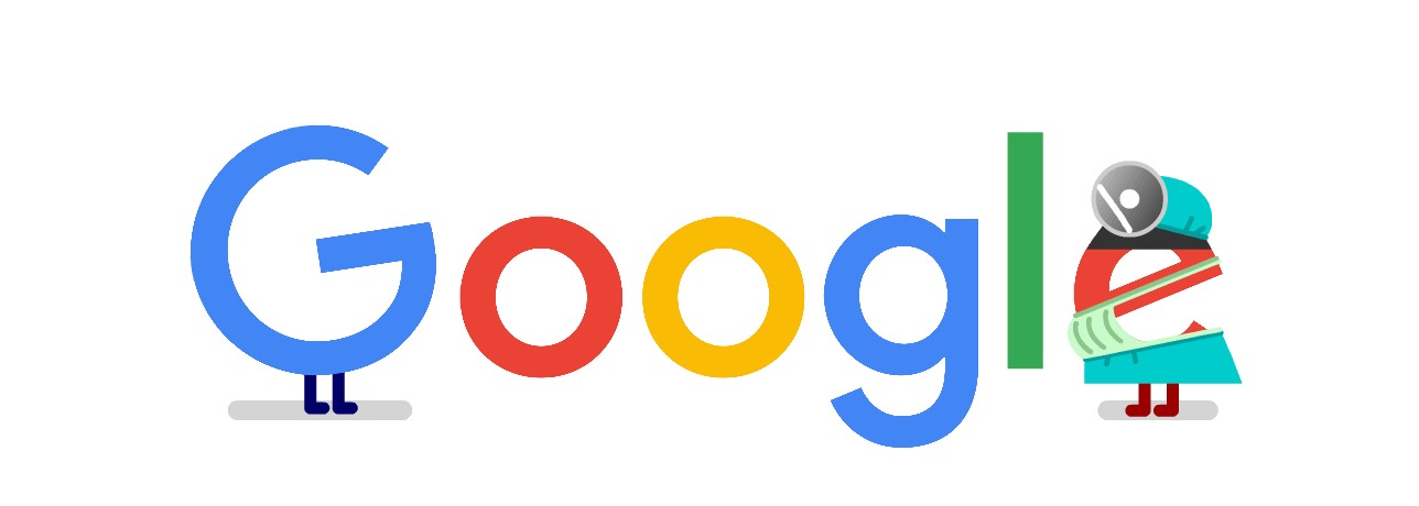 Google Doodle ngày 7.4 cảm ơn các bác sĩ, y tá và nhân viên y tế. Ảnh: Google